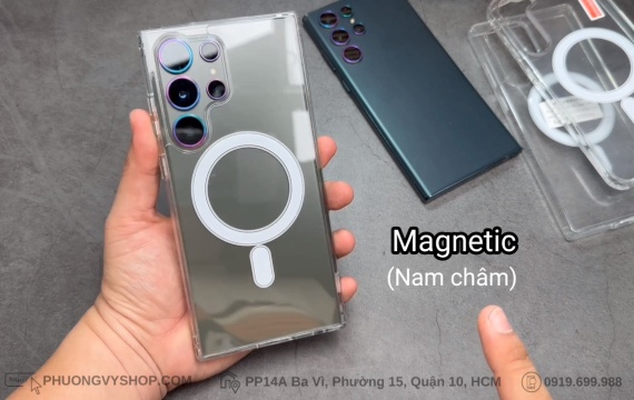 ốp dẻo F1 Magnetic cho các dòng máy Samsung | Tích hợp vòng nam châm